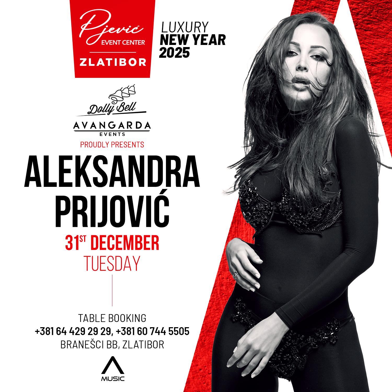 Aleksandra Prijović, Zlatibor, doček Nove Godine, Doček 2025, Nova Godina